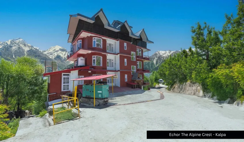 Echor The Alpine Crest Kalpa luxury hotel for Himachal Pradesh tour packages