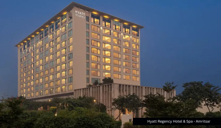 Hyatt Regency Hotel and Spa Amritsar for luxury Himachal Pradesh tour itinerary