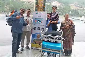 Naman Shah and Group from Mumbai During Bhutan Tour from Mumbai