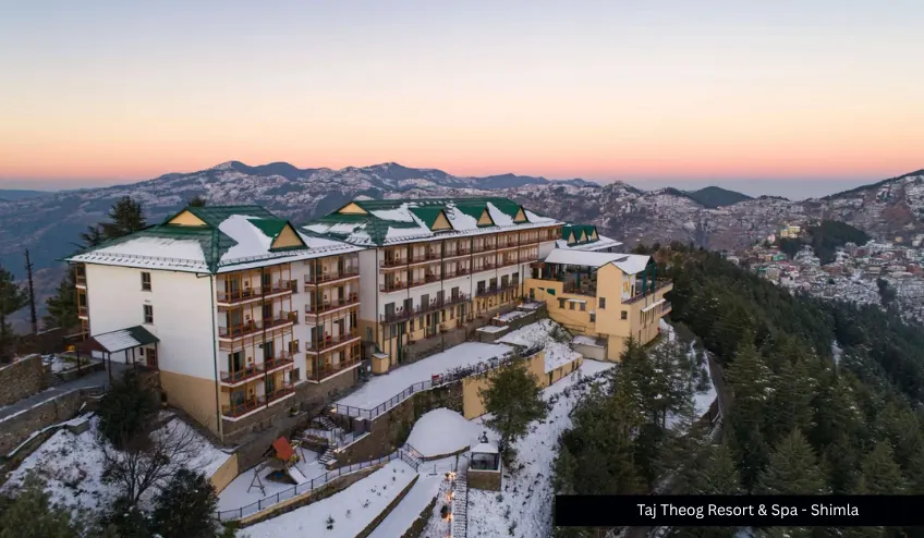Taj Theog Resort and Spa Shimla for Himachal Pradesh luxury tour packages