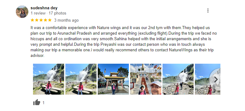 Arunachal Pradesh Group Package Tour from Guwahati with NatureWings
