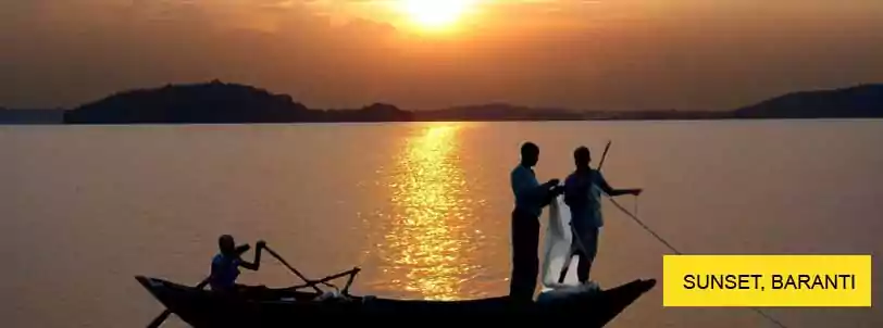 garpanchkot tour package from kolkata with astonishing sun set view from baranti