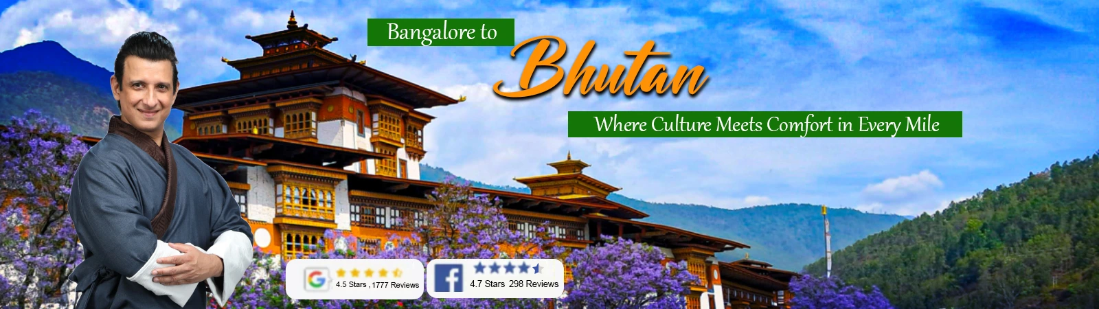bhutan package tour from  Bangalore