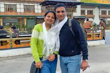 Prakash Chheda from Mumbai enjoying Activities in Bhutan Trip