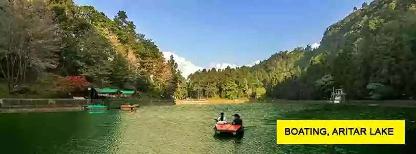 boating at aritar lake, silk route