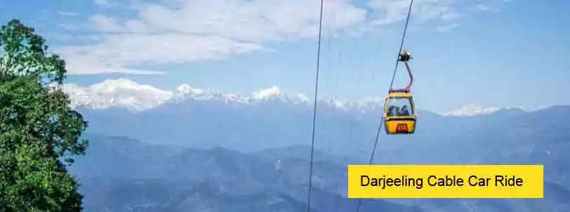 darjeeling cable car ride during darjeeling sightseeing tour