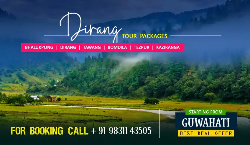 dirang tawang bomdila tour package from guwahati