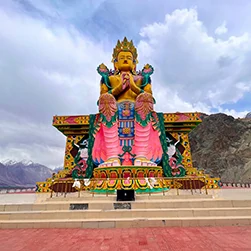 Diskit Monastery Tour during Ladakh Tour Package from Delhi