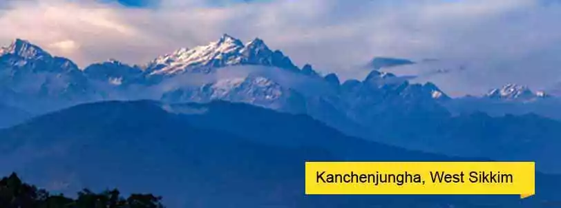 View Mt. Kanchenjungha from west sikkim