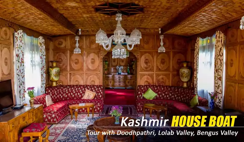 srinagar kashmir dal lake luxury houseboat package tour - NatureWings