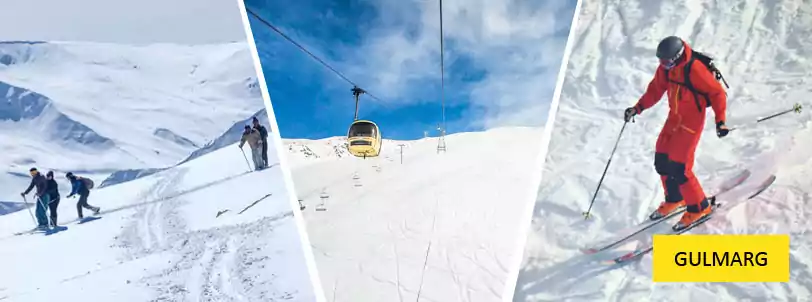 kashmir tour package from kolkata with gulmarg gondola ride in phase 1 and phase 2 and doing some activity like skiing, snow biking and sledding booked from NatureWings