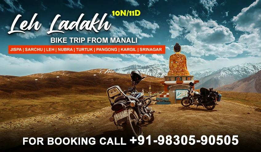 Leh Ladakh Bike Trip from Manali Manali To Leh Bike Tour Package