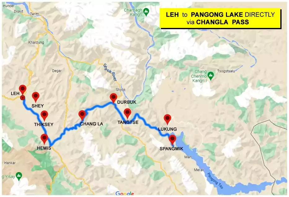 Nubra Valley and Pangong Lake are twin destination and a circular trip or  round trip starting from Khardongla and ending via Changla pass saves time  and energy travelling to Ladakh on a