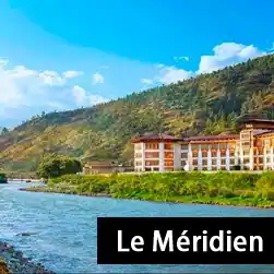 le-meridian paro riverfront luxury 5 star hotel bhutan with NatureWings Holidays