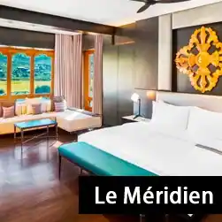 le-meridian paro riverfront luxury 5star hotel bhutan with NatureWings Holidays