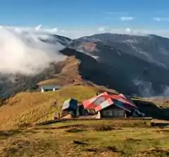 Phalut top as seen during Sandakphu Phalut Trekking Package from NJP