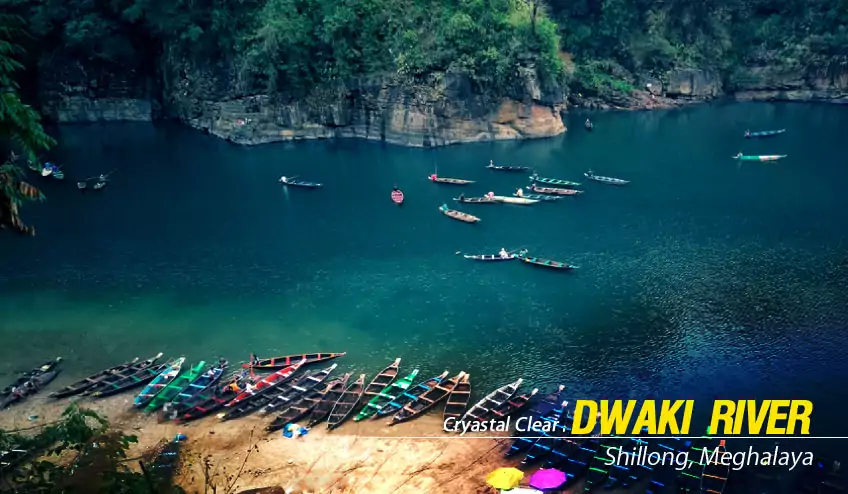 shillong meghalaya tour package from guwahati with dwaki river