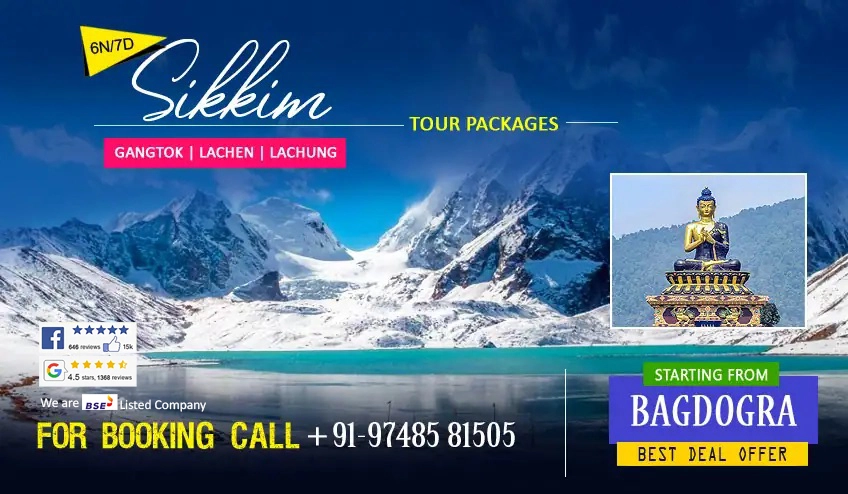 sikkim gangtok package tour from NJP Station or Bagdogra Airport