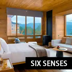 six senses luxury 5 star hotel punakha bhutan with NatureWings