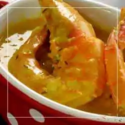 sundarban AC Houseboat tour food menu - Chingri Curry