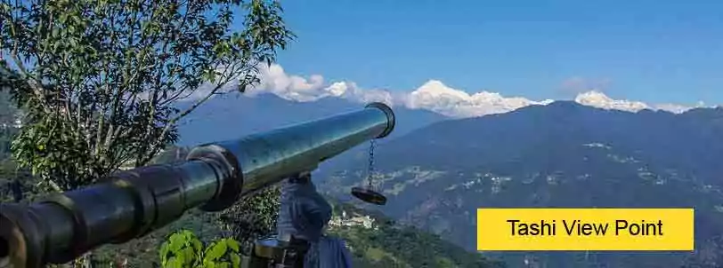 Tashi View Point as shown during Gangtok Darjeeling Package Tour with natureWings