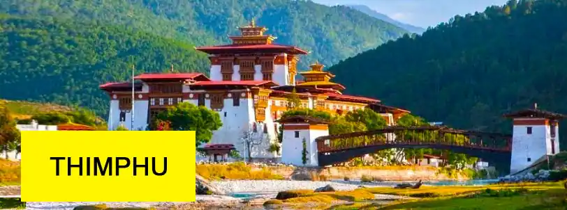 Thimphu, Bhutan Tour Plan from Bagdogra Airport by road with NatureWings Holidays