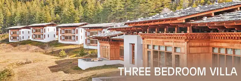 three bedroom villa six senses thimphu bhutan