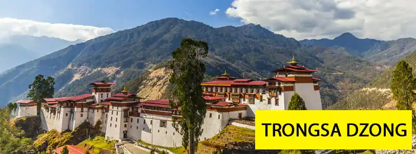 trongsa dzongs tour in bhutan with NatureWings Holidays Ltd