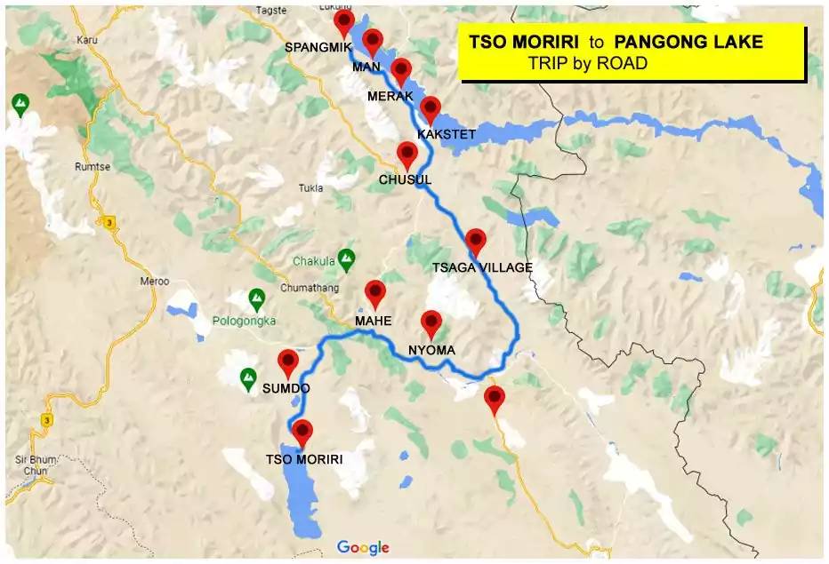 tso moriri lake to pangong lake tour by road with NatureWings Holidays