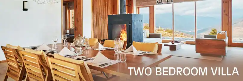 two bedroom villa six senses thimphu bhutan